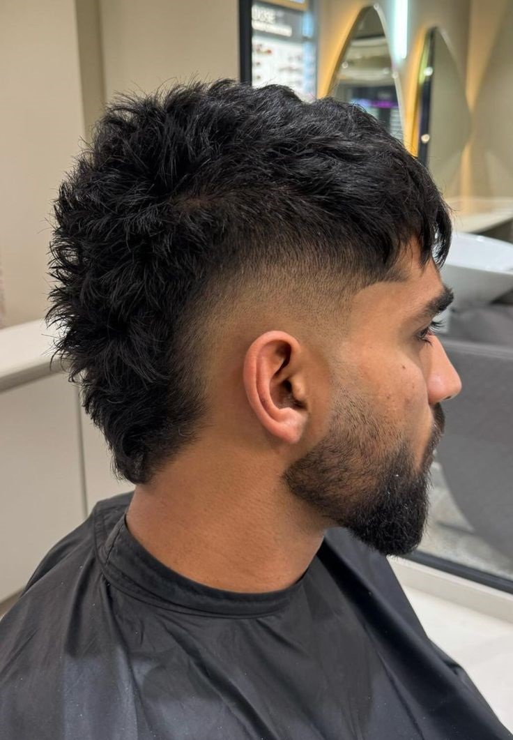 Layered Mohawk with Fade